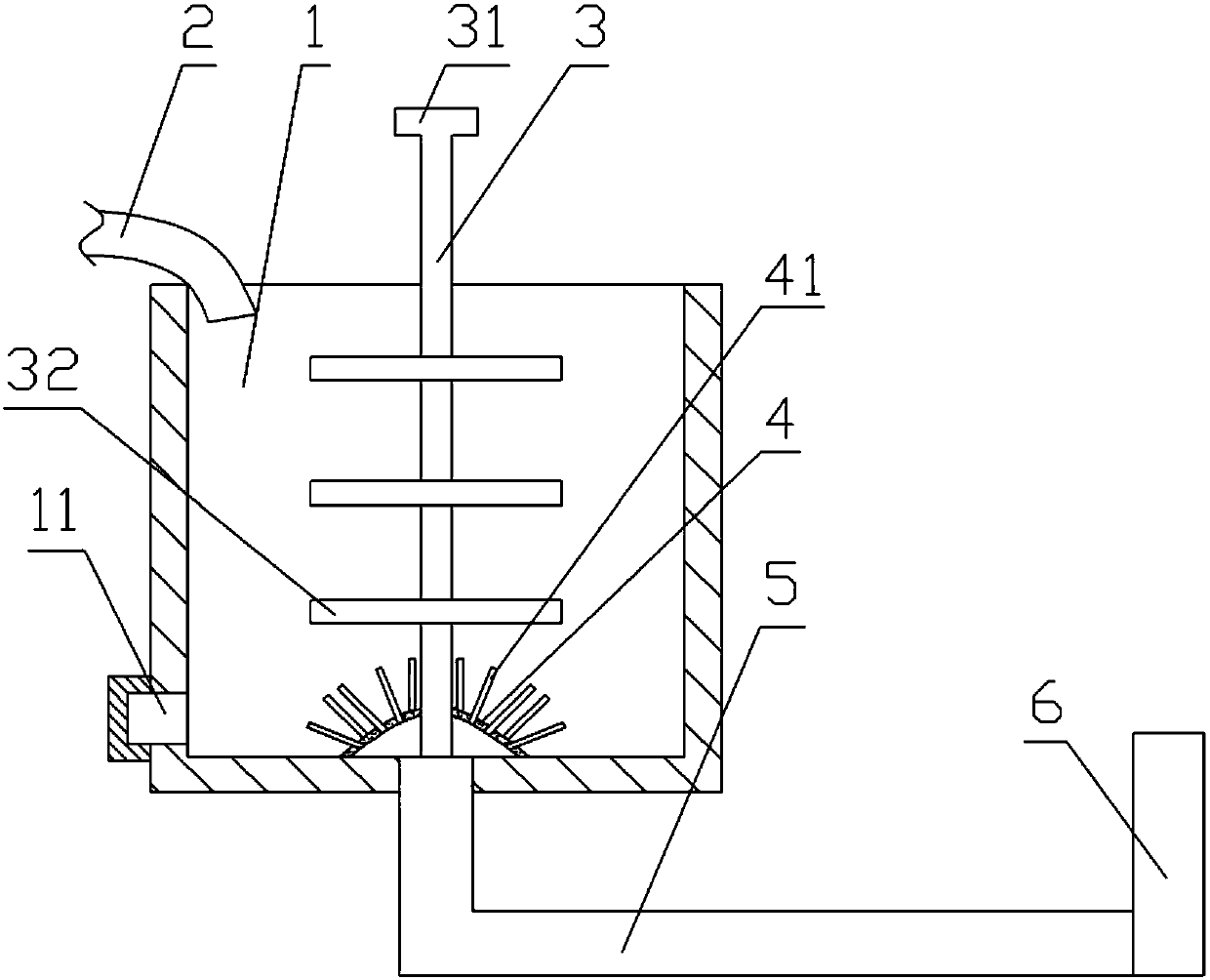 Method for cleaning dust-mixed waste gas