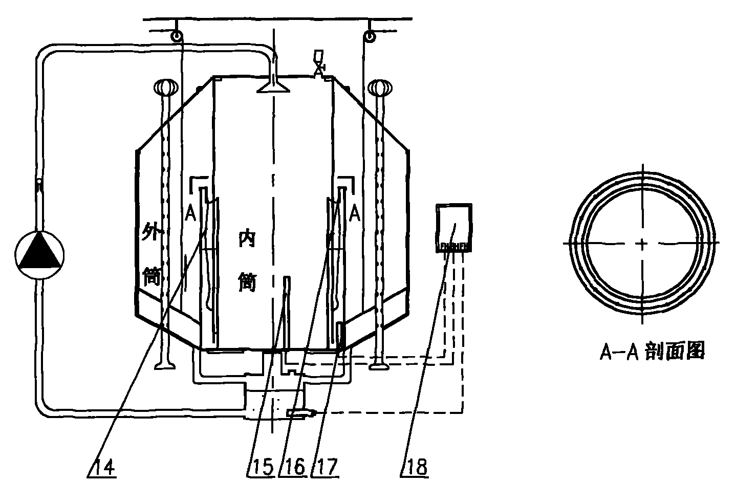 Automated biogas dry fermentation device