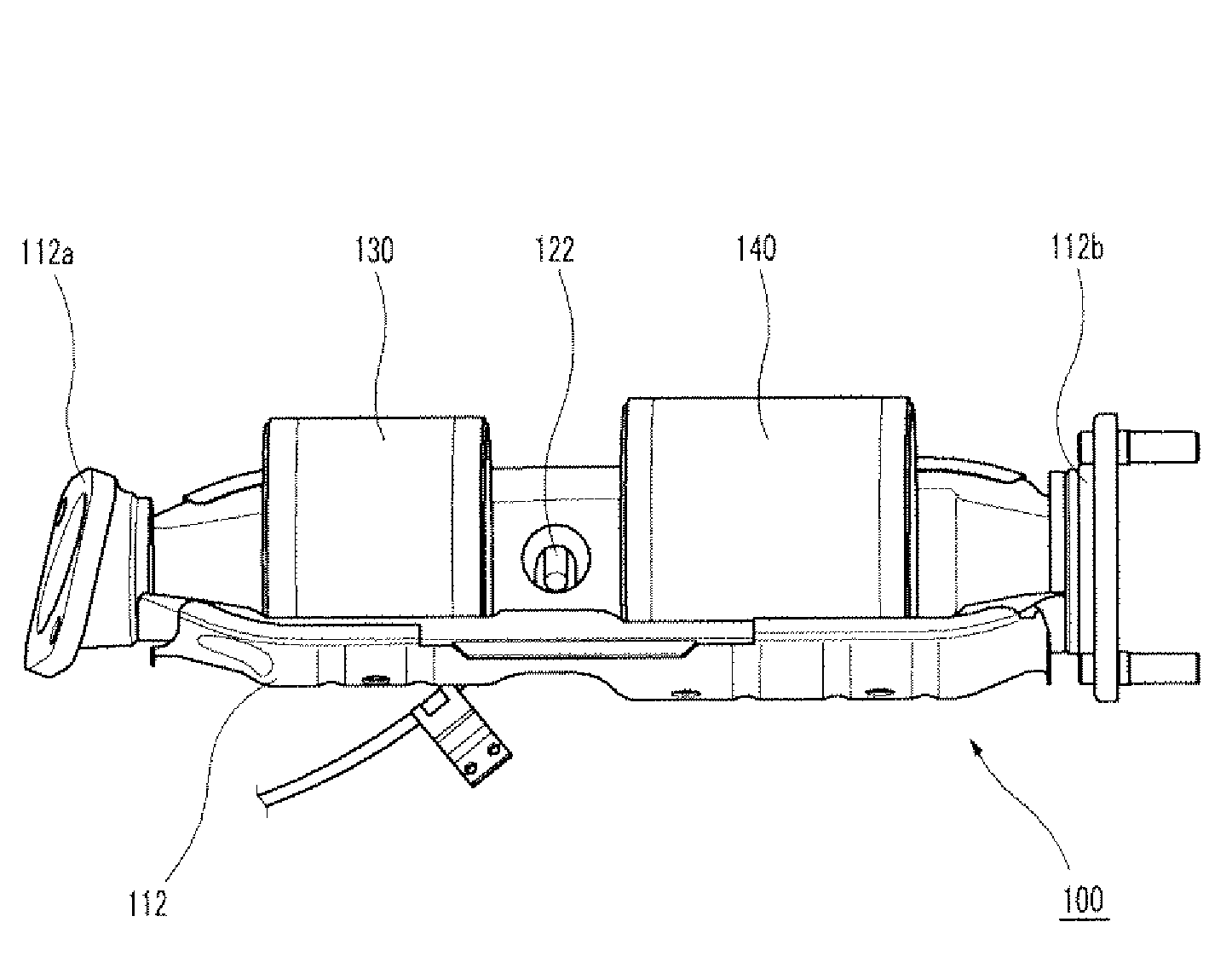 Close-coupled catalytic converter