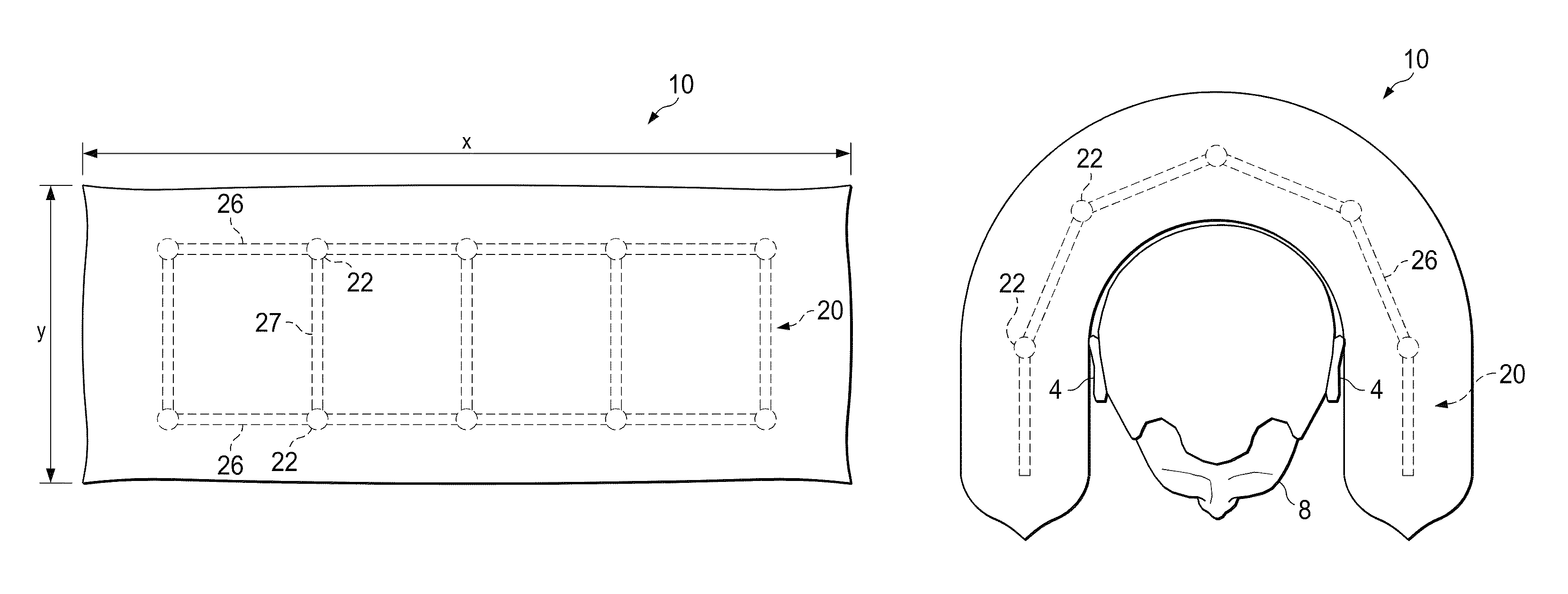 Pillow with internal pivotable frame