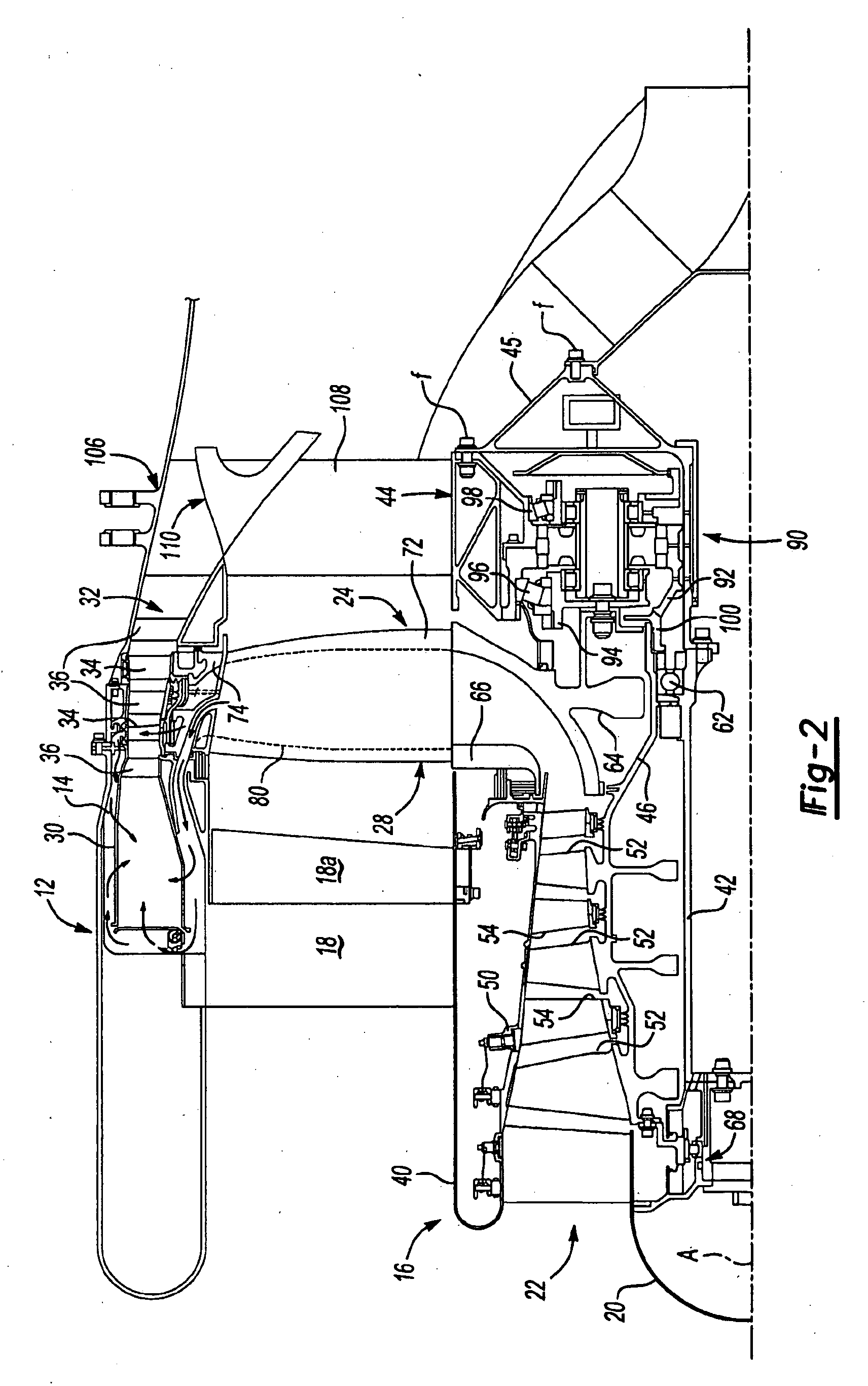 Fan-turbine rotor assembly for a tip turbine engine