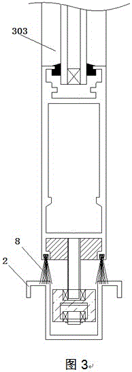 Automatic multi-leaf folding door