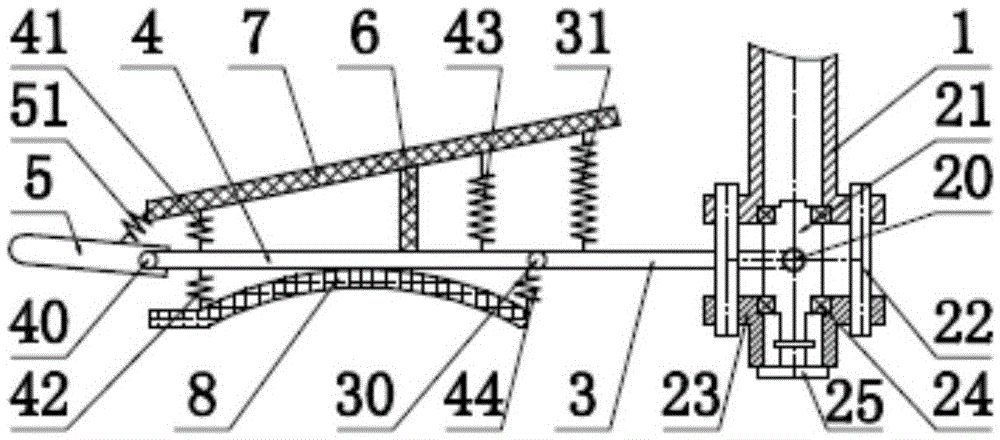 Shock-resistant four-degree-of-freedom parallel humanoid mechanical foot