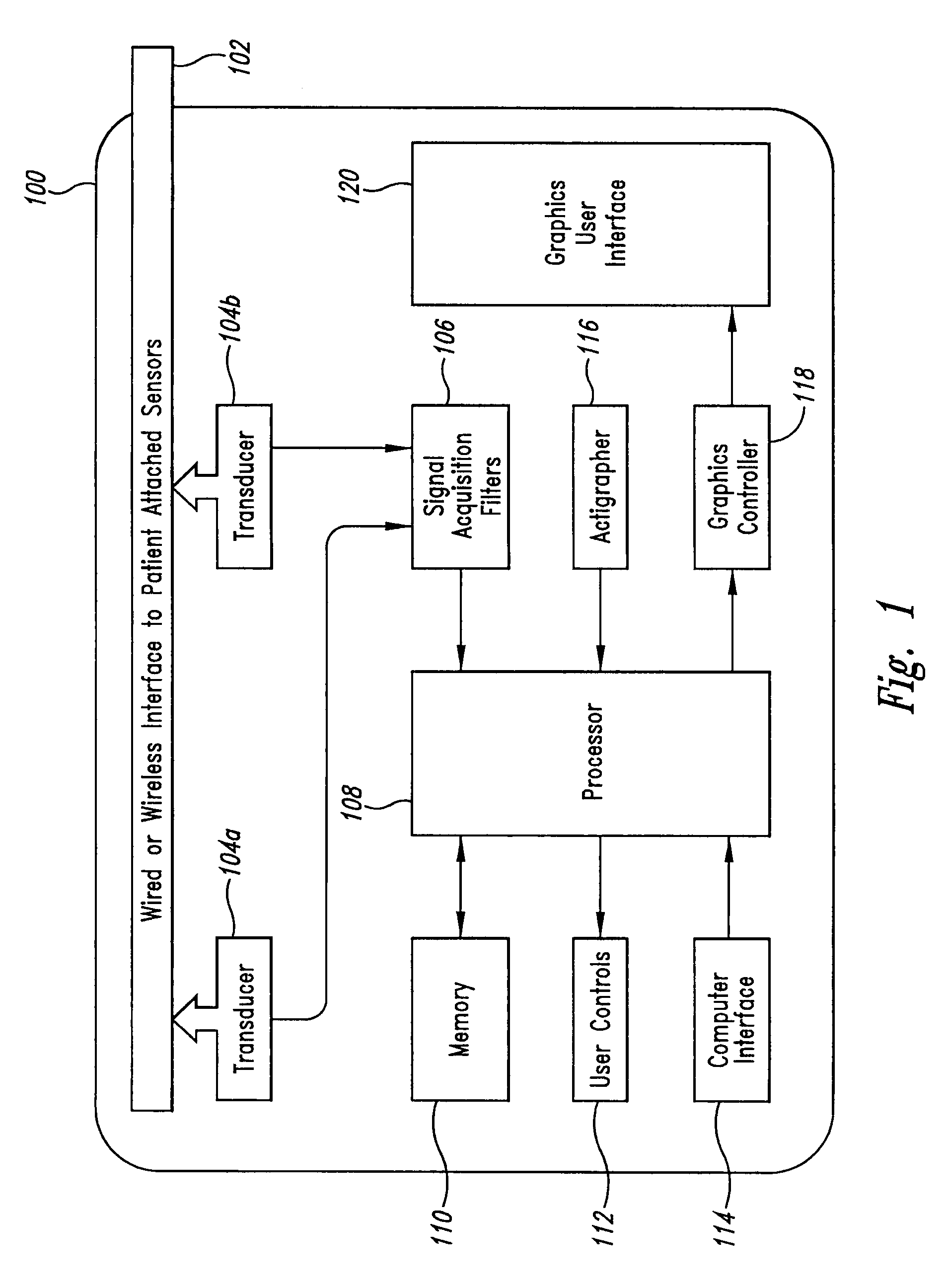 Ambulatory patient monitoring apparatus, system and method