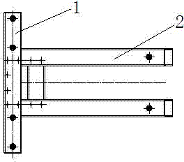 High-strength base for lifting machine
