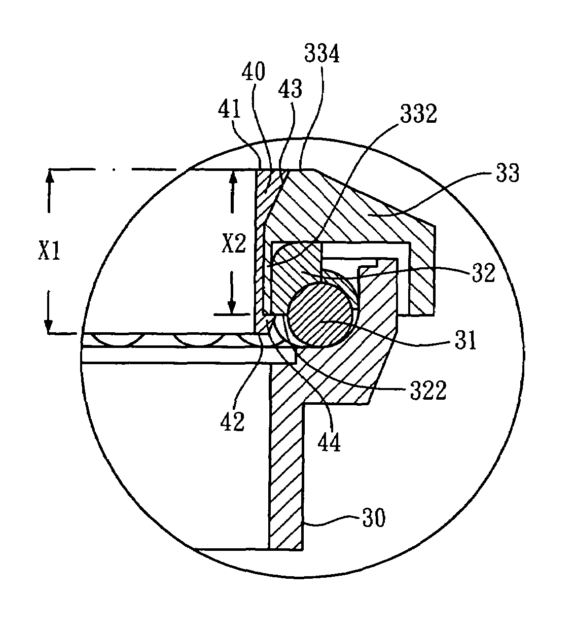 Ball bearing assembly for bicycle