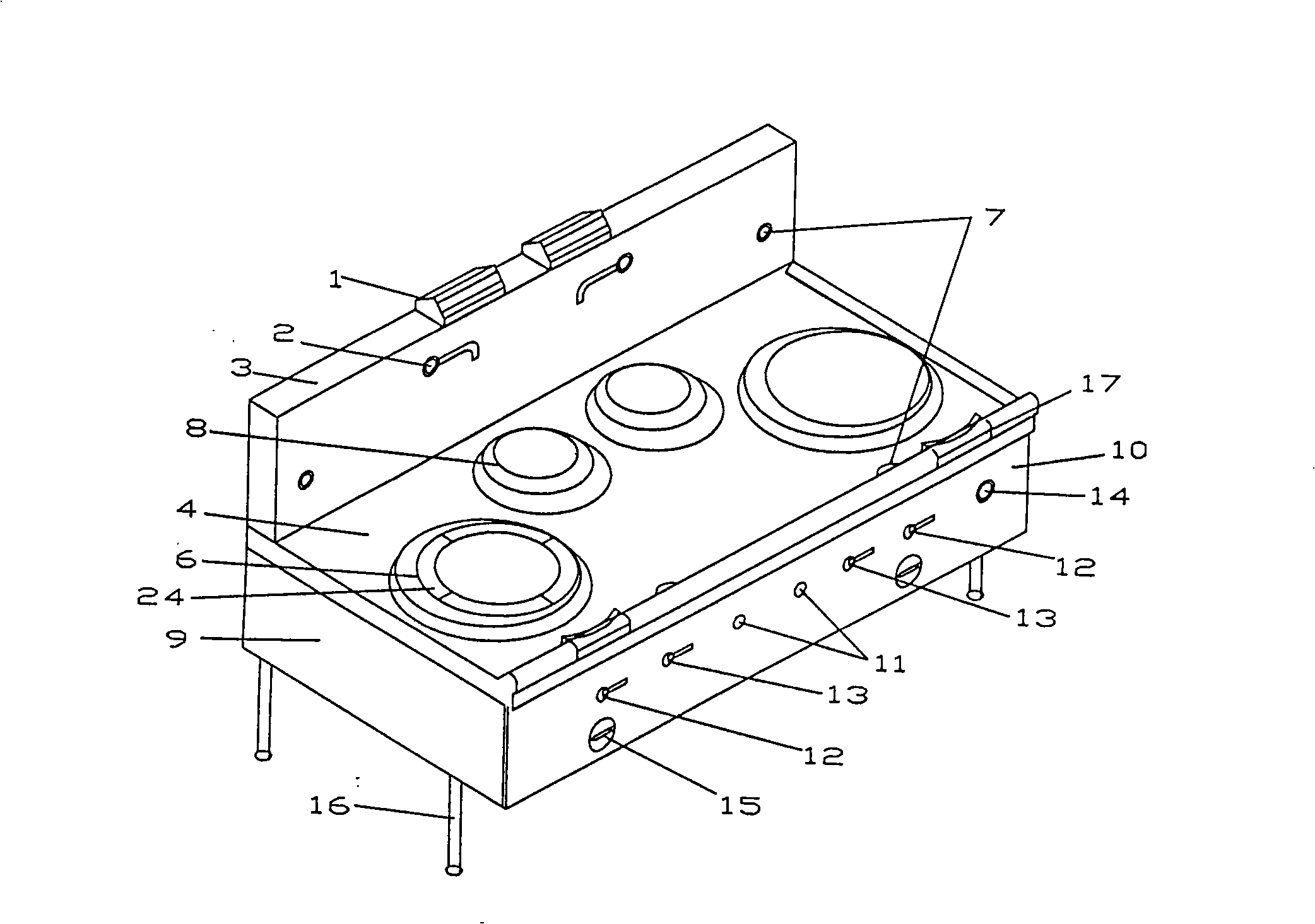 Energy-saving frying oven and its control method