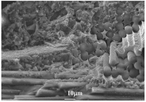 An ablation-resistant lightweight heat-proof and heat-insulating integrated composite material and its preparation method
