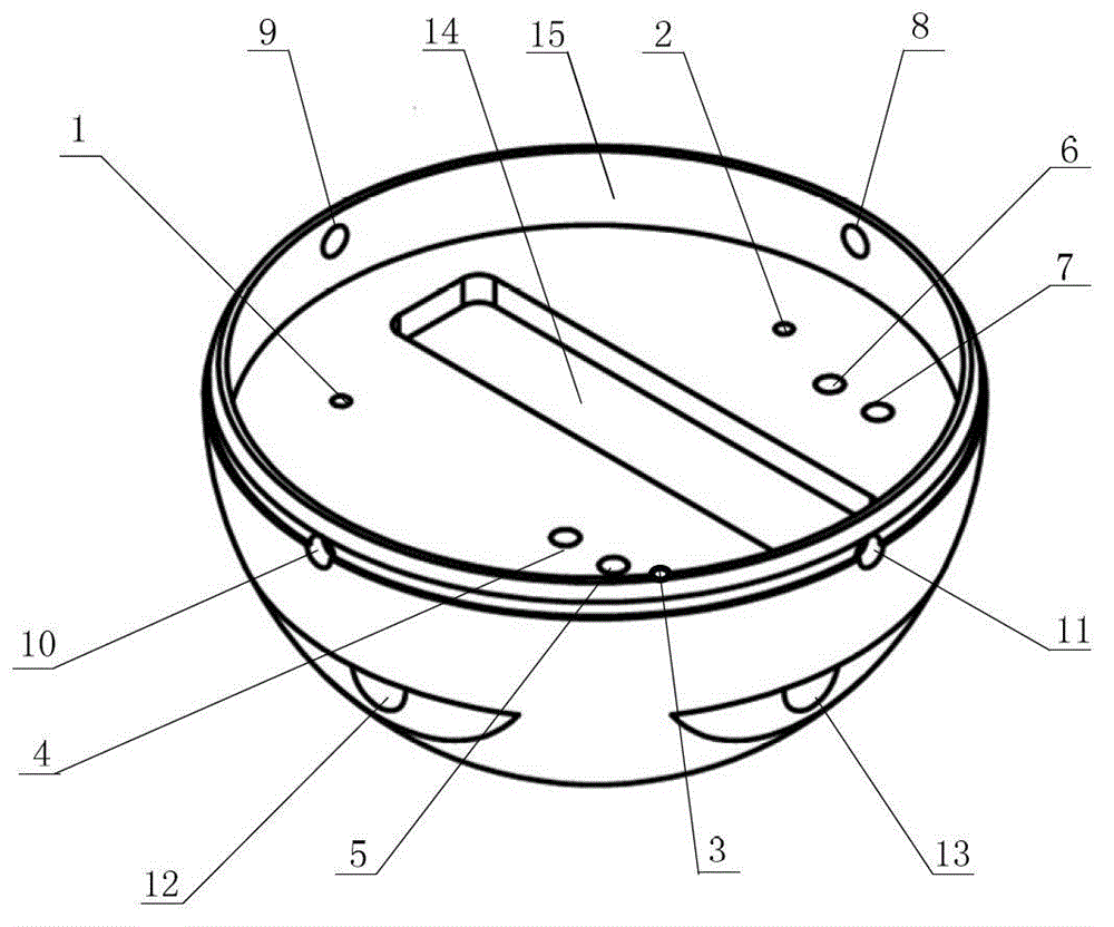 Method and device for encapsulating embedded type sensor system with self-correcting function