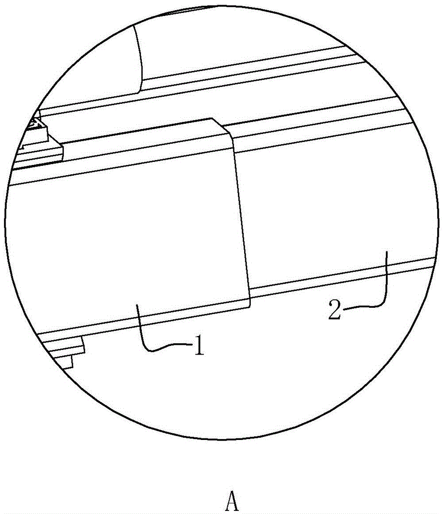 Brush carrier capable of realizing section-by-section telescoping