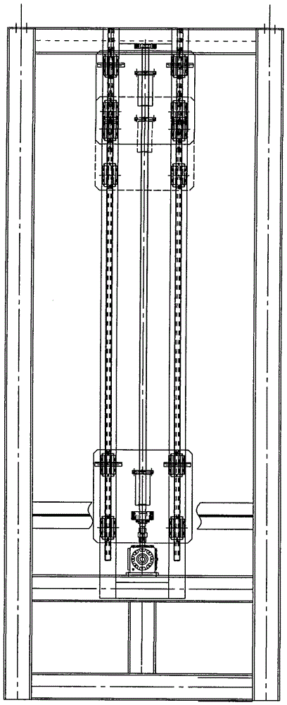 Circulation method and device of bridge type sintering machine