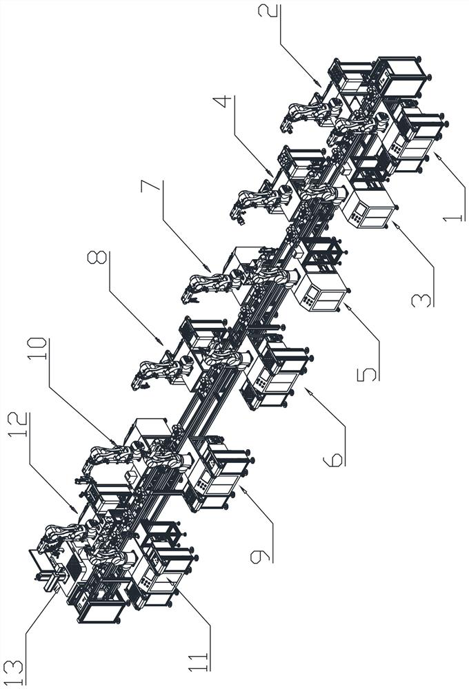 A manipulator assembly line assembly method