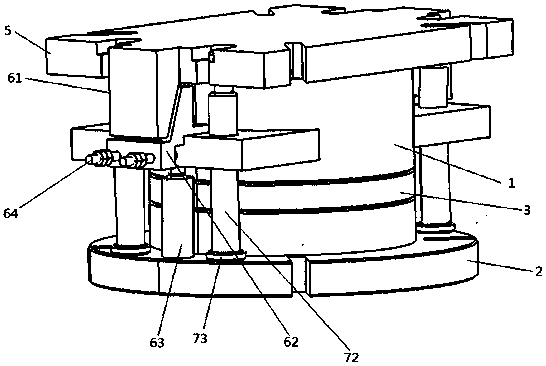 Spherical hinge mold and its opening method