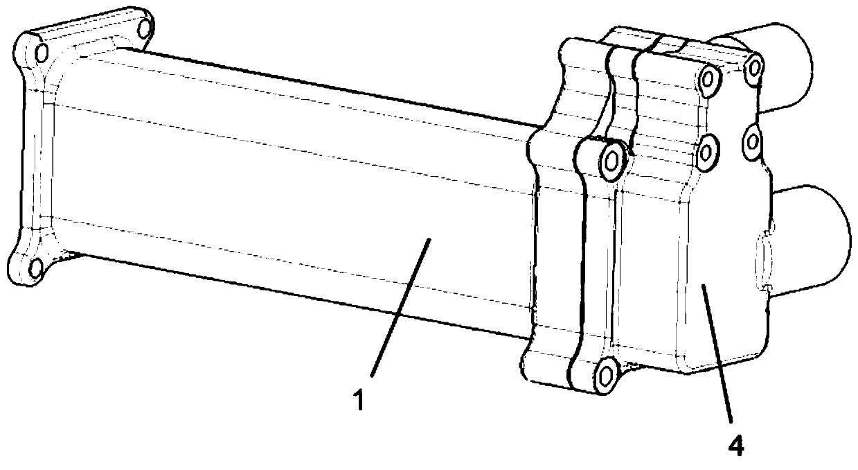 egr cooler, egr cooler control system and control method thereof