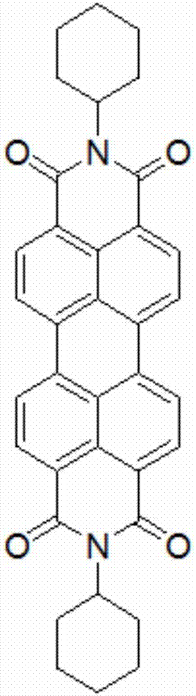 Perylene diimide organic third-order nonlinear optical material, and preparation and application of perylene diimide organic third-order nonlinear optical material