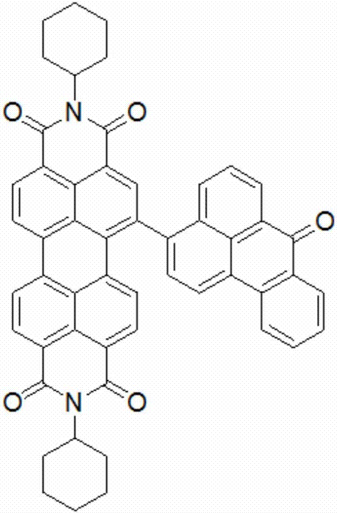 Perylene diimide organic third-order nonlinear optical material, and preparation and application of perylene diimide organic third-order nonlinear optical material