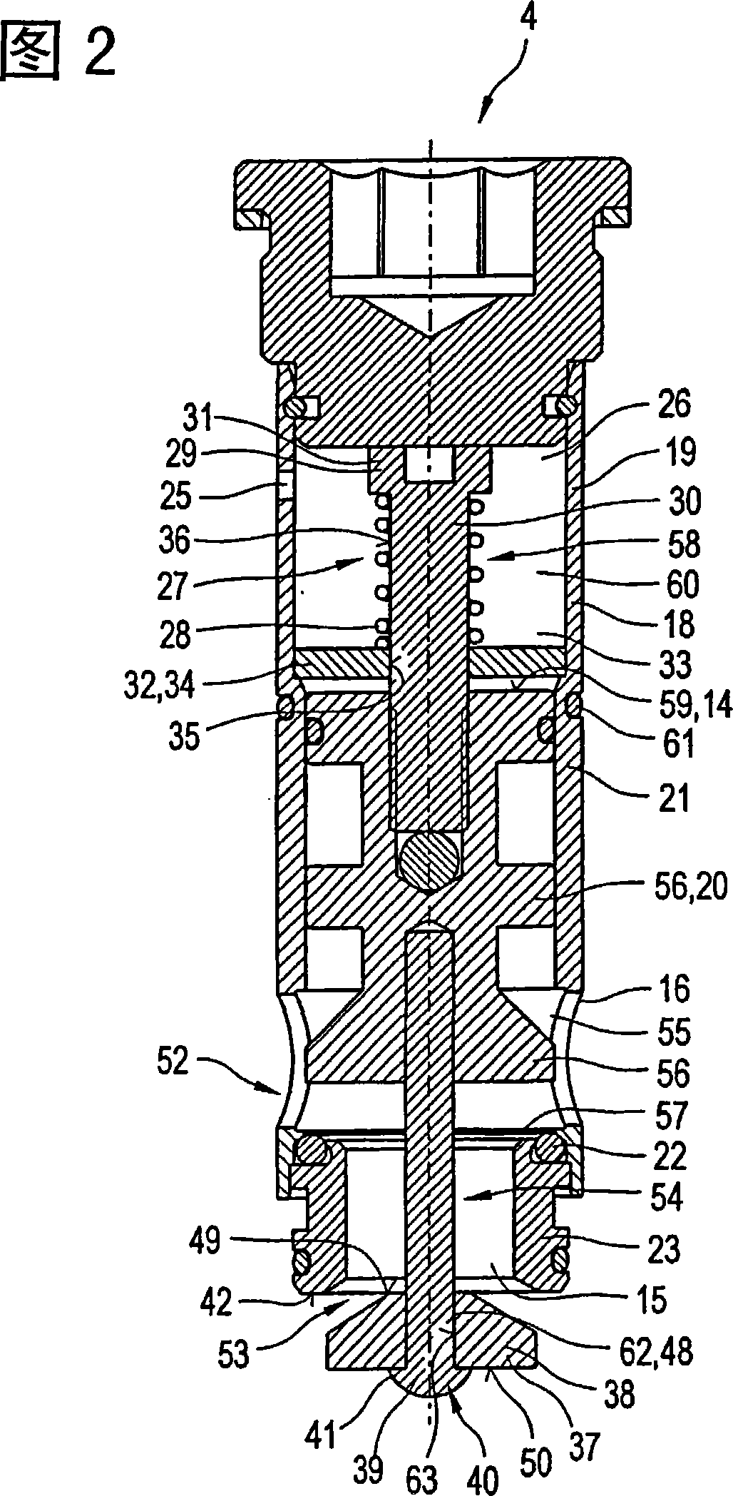 Combined relief and surge protection device for compressible operating medium containers of hydrodynamic machines