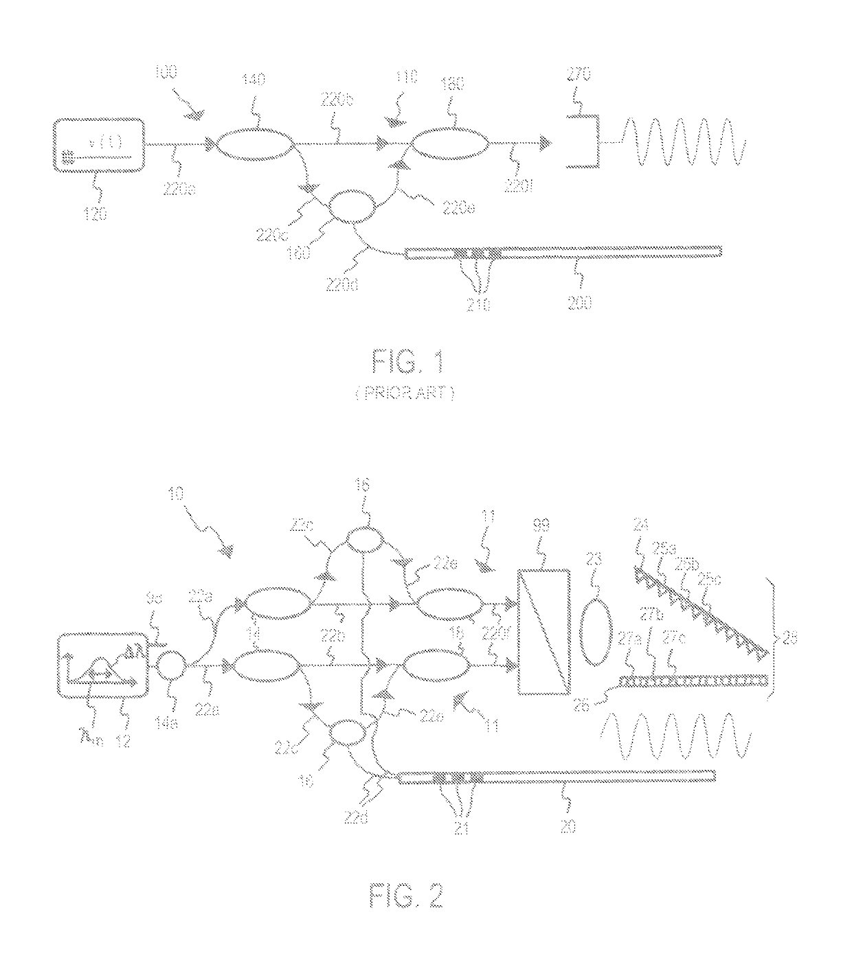 Optical shape sensing system and method for sensing a position and/or shape of a medical device using backscatter reflectometry