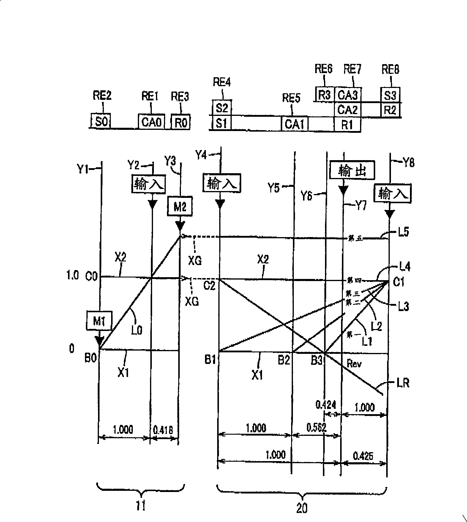 Control device for vehicular power transmitting device
