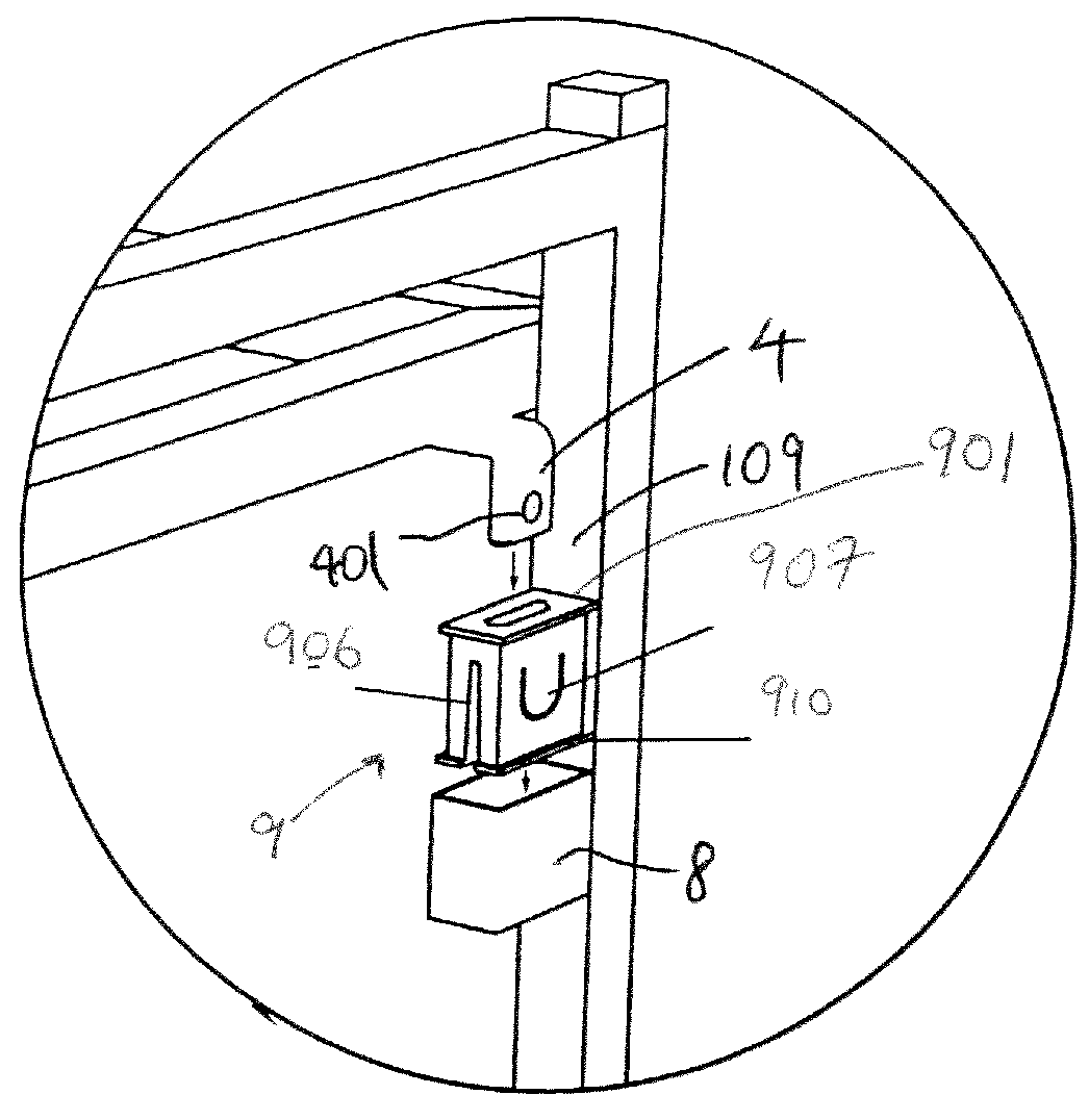 Connector for modular rack assembly