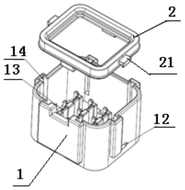 Vehicle electrical equipment end waterproof interface