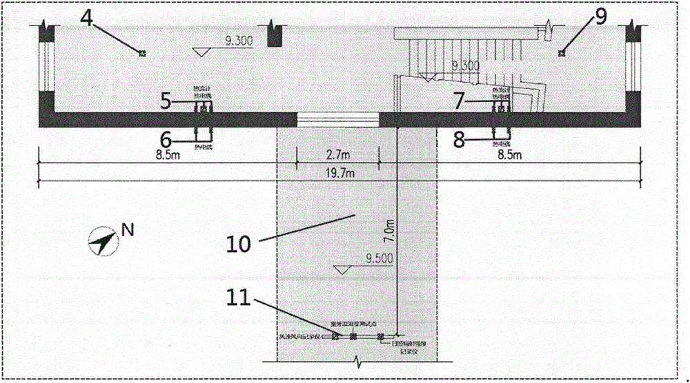 Method for predicting heat transfer property of building exterior wall at severe-cold region based on neural network