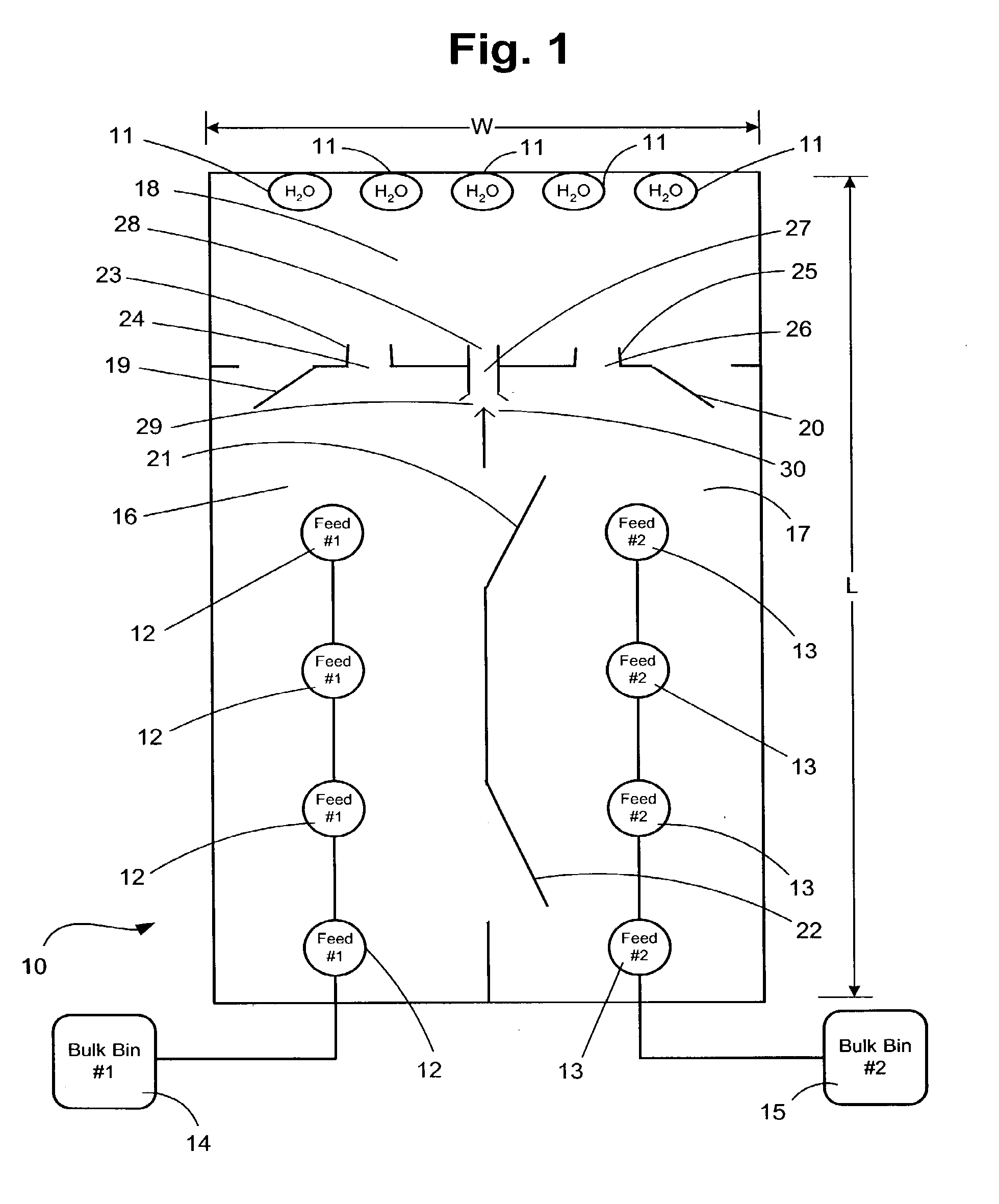 Livestock management system and method for split-weight feeding based on median weight of herd