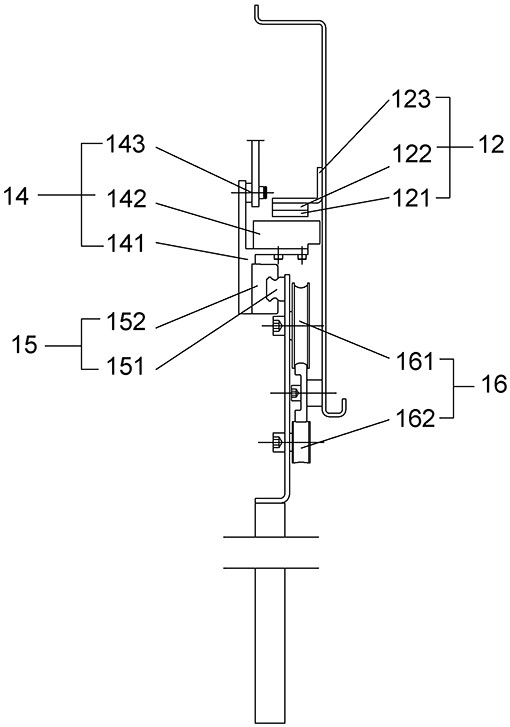 Door machine system based on double linear motors and its synchronous motion control method