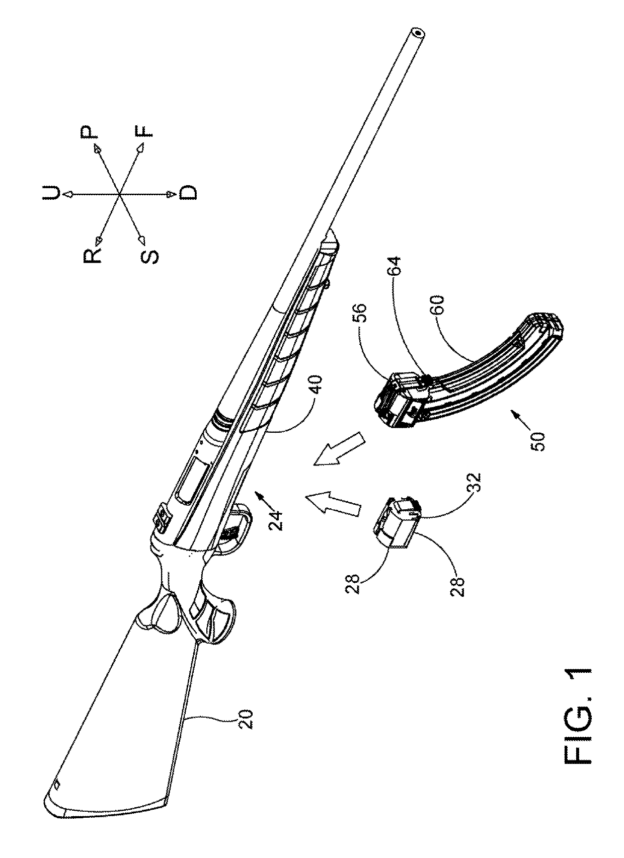 High capacity firearm magazine