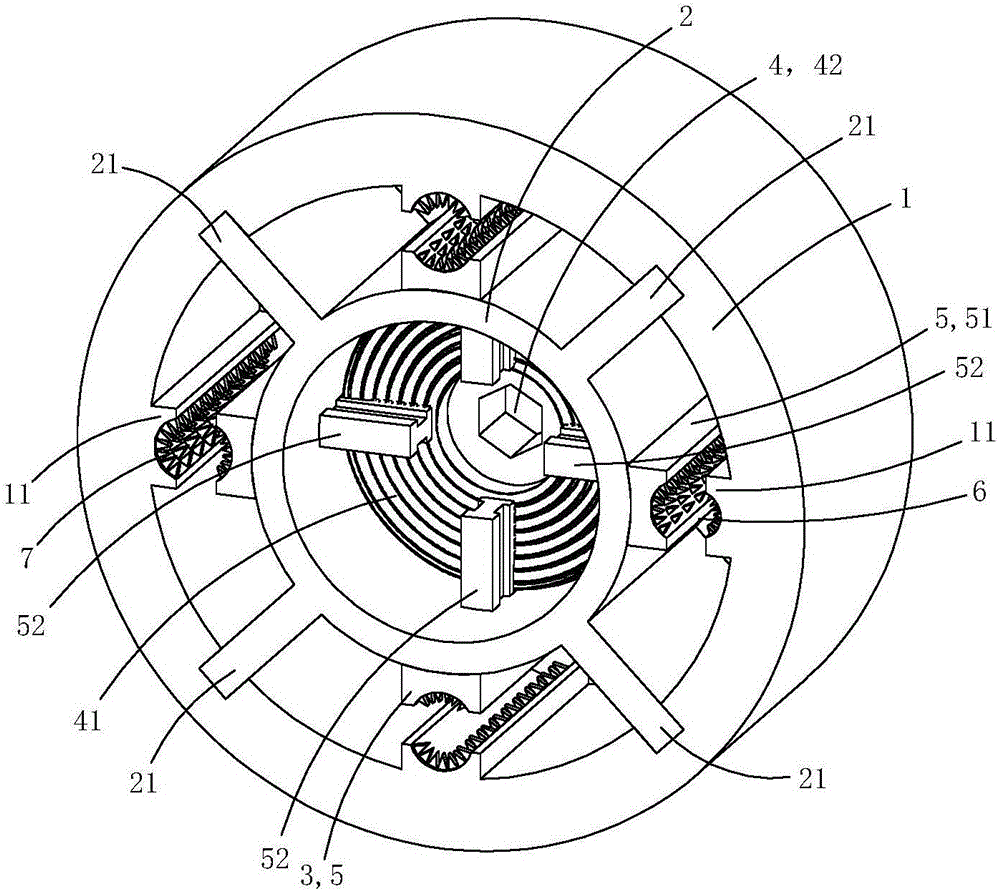 Power line clamp for overhead line