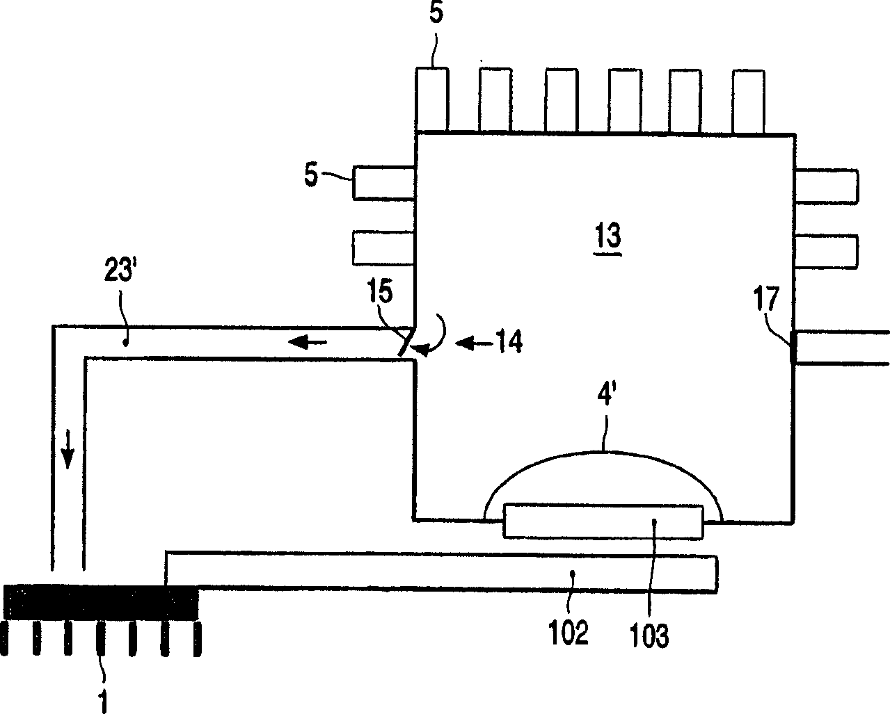 Method and system for cooling at least one electronic device