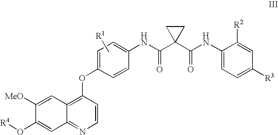 Preparation of a quinolinyloxydiphenylcyclopropanedicarboxamide