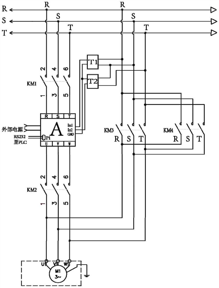Double grid-connected switch three-phase phase-locked frequency conversion integrated machine and phase-locked method