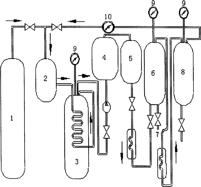 Supercritical carbonic anhydride wall-breaking method for melissa powder