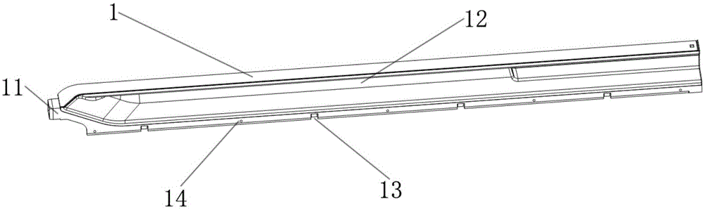 Aluminum alloy and plastic joint handle and French door and refrigerator comprising same