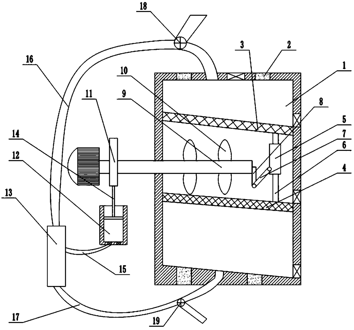 Green tea processing device