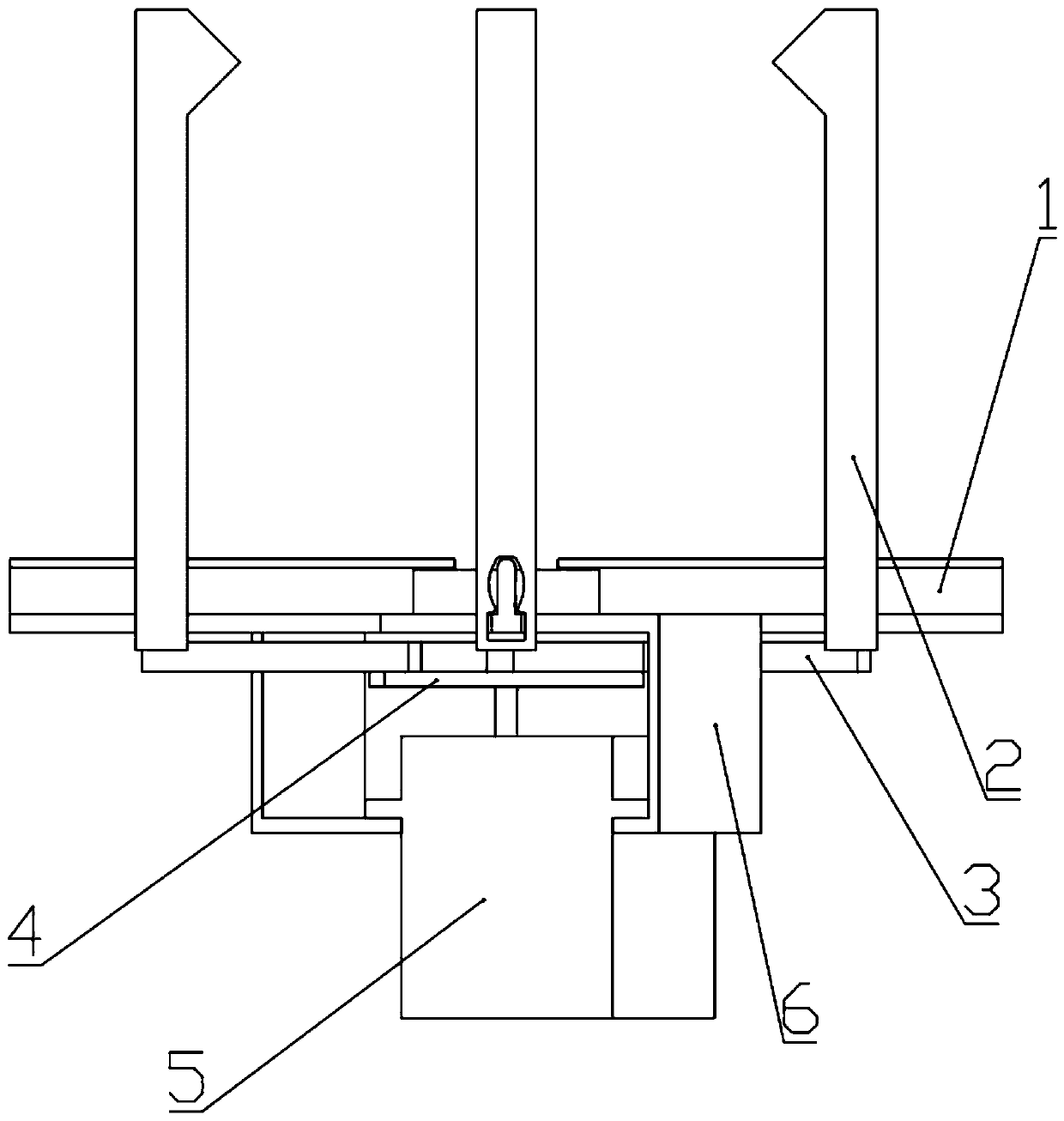 Centripetal closing type clamp mechanical gripper