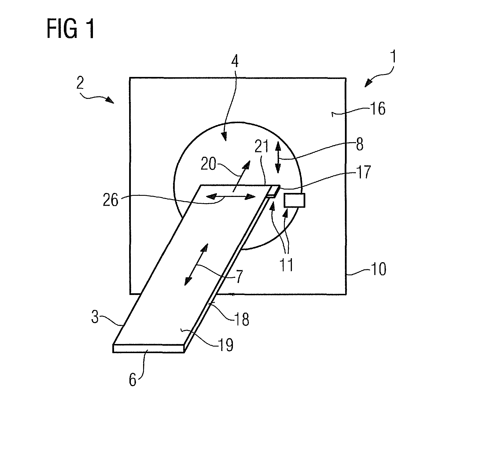Medical imaging equipment and a measuring method for detecting the position of a conveying device of the medical imaging equipment
