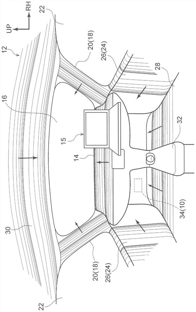 Vehicle display control device, acceleration display method, and non-transitory storage medium storing program