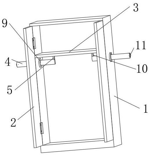 Smart home cabinet convenient to move and transport