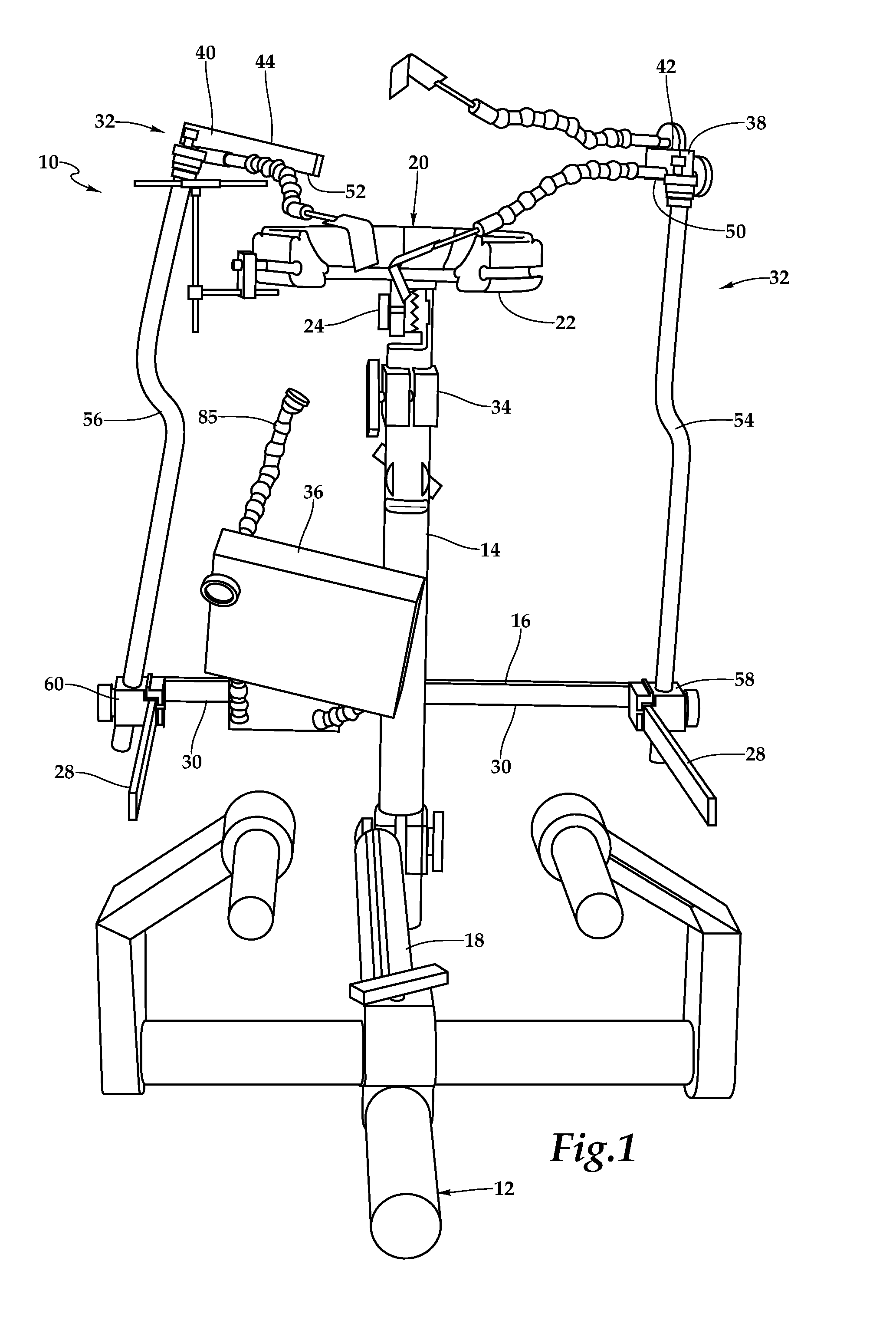 Surgical head holder and surgical accessories for use with same