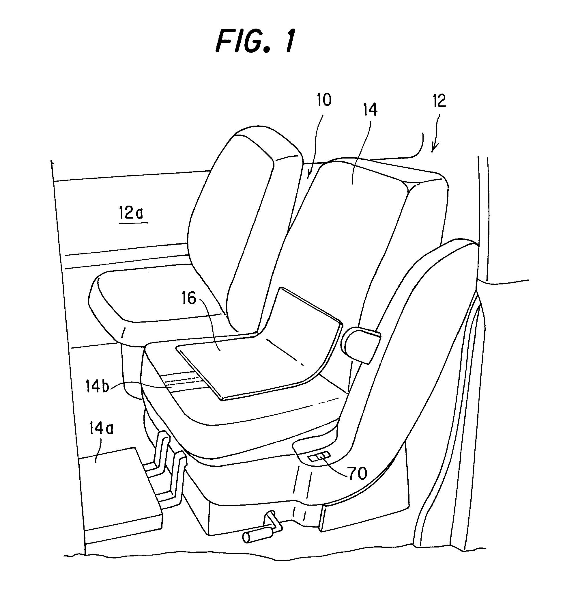 Movable seat for vehicles