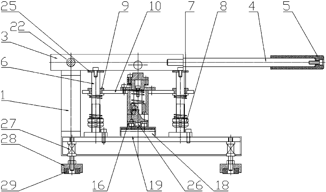 Direct pressing type steel seal coding machine