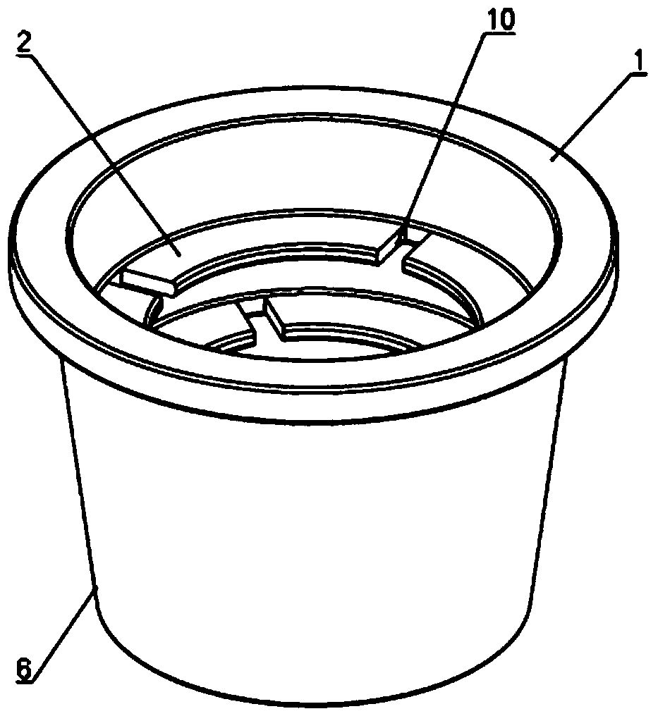 Water storage and waterlogging prevention flowerpot