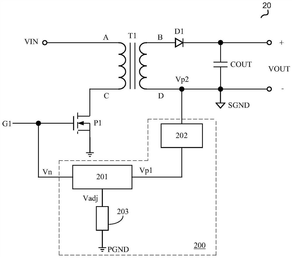 Isolated switching circuit and noise control circuit thereof