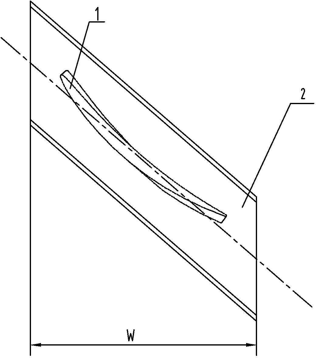 High-pressure intermediate-stage guide blade of gas compressor for combustion gas turbine