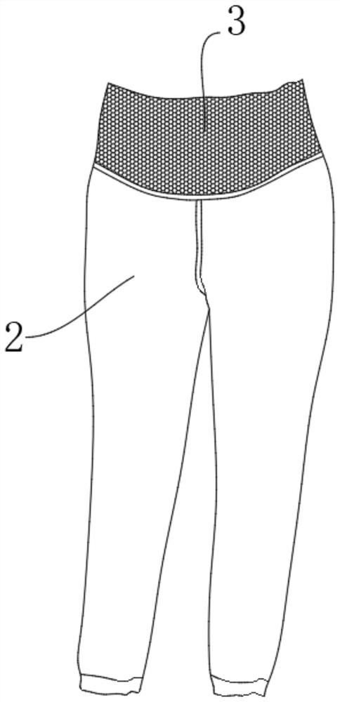 Integrated trousers with light warming function