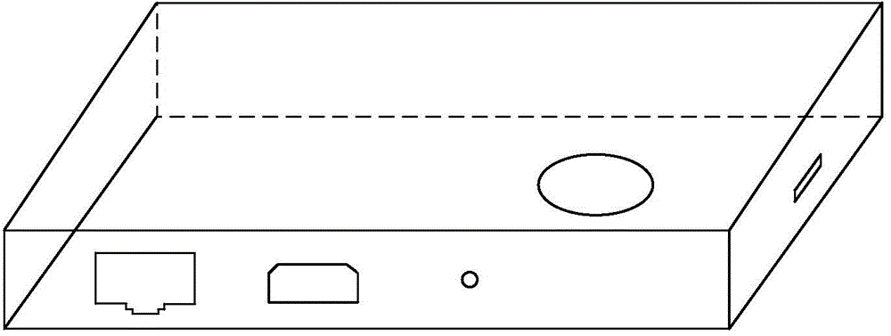 Networking device of network television with touch type keyboard