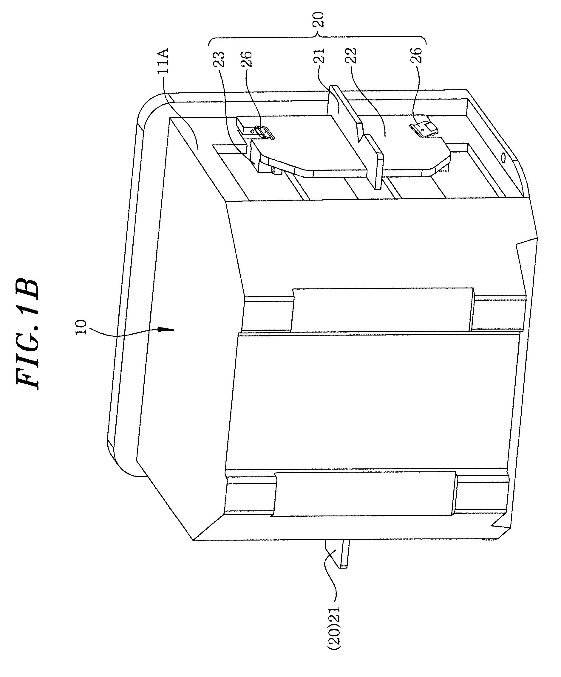 Method for handling and transferring a wafer case, and holding part used therefor