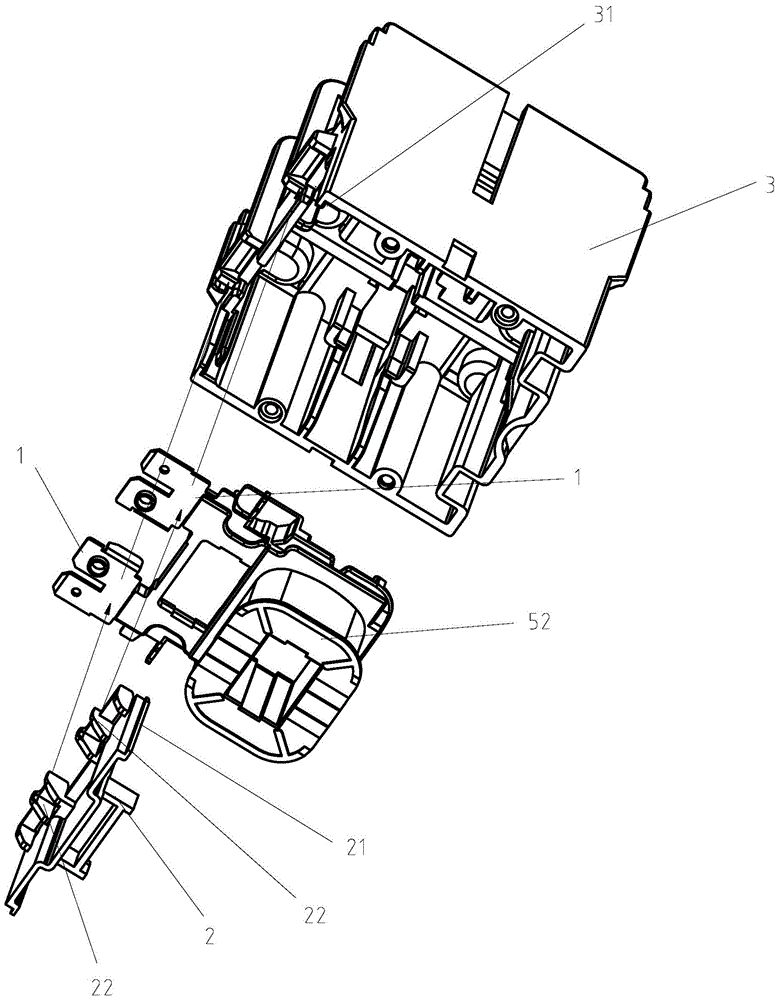 Coil terminal and contactor with coil terminal